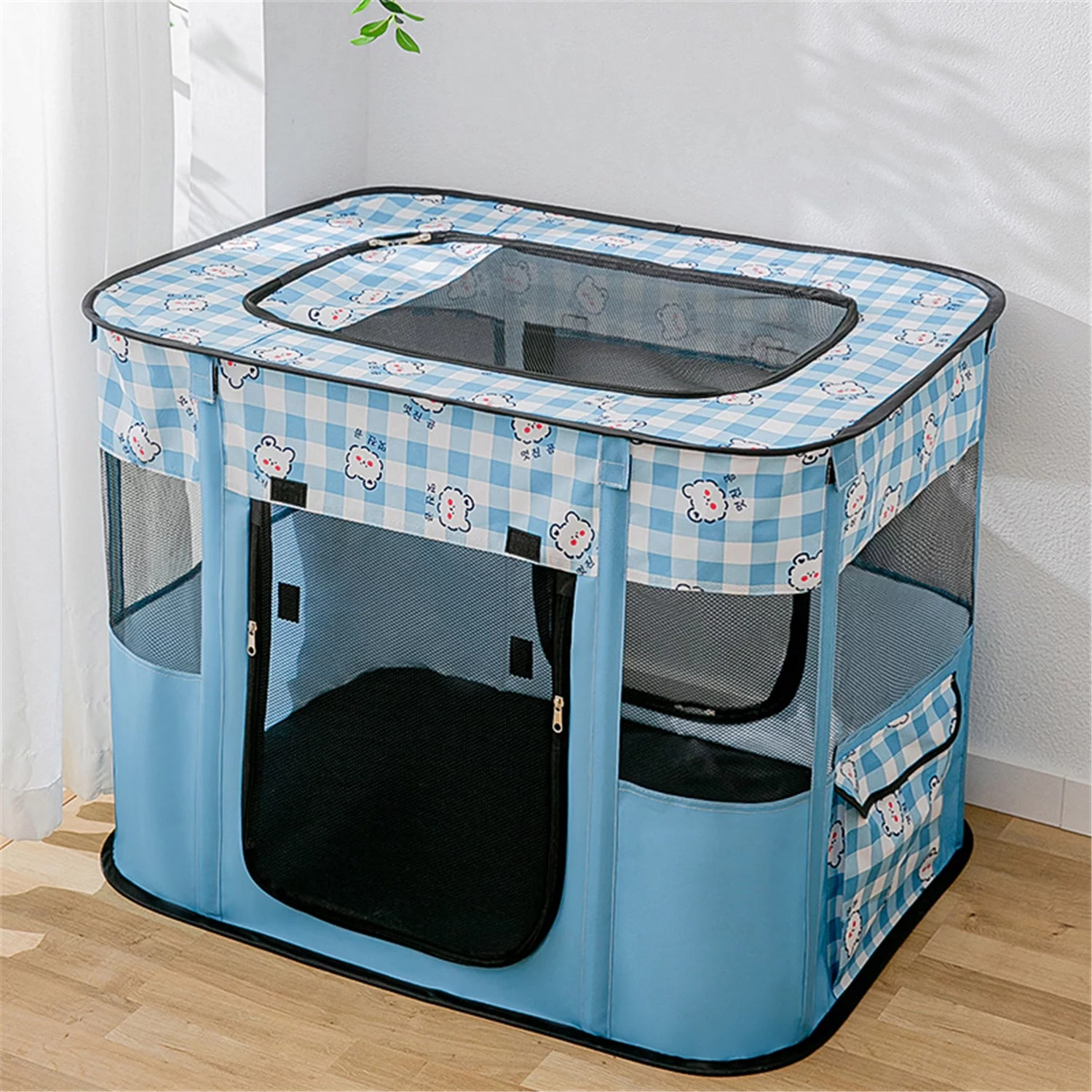 ZBH  Cat Tent Outdoor, Pet Enclosure Tent Suitable for Cats and Small Animals, Indoor Playpen Portable Exercise Tent with Carry Bag