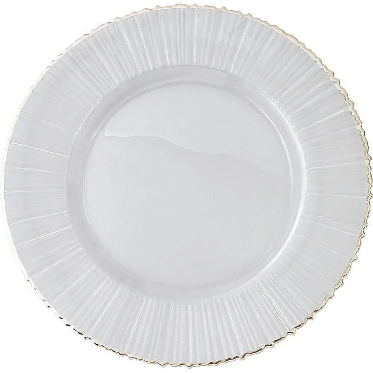 Rim Chargers Plate, Ray & Gold - Set of 4