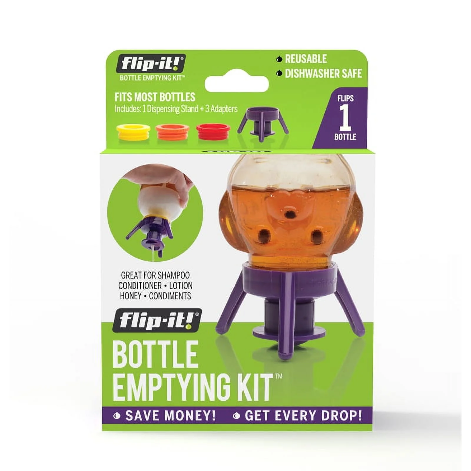 Flip-It! Bottle Emptying Kit, Single Pack ? Kitchen/All-Purpose
