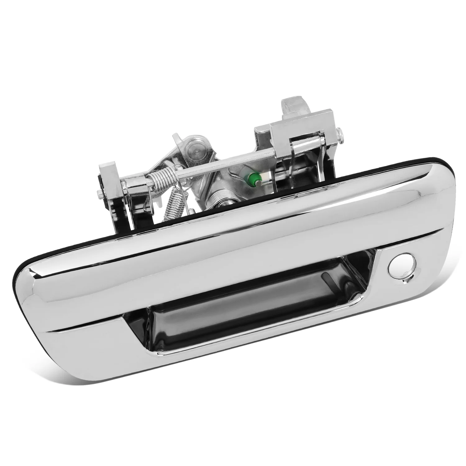 DNA Motoring THO-PF-00011 For 2004-2012 GMC Canyon Chevy Colorado Rear Chrome Tailgate Handle with Keyhole