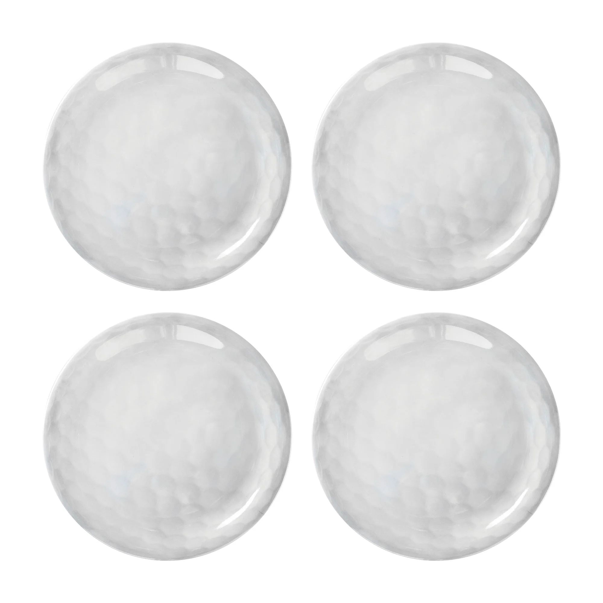 Gourmet Art 4-Piece Golf Melamine 6.75 Inch Serving Plates/Appetizer Plates/Dessert Plates