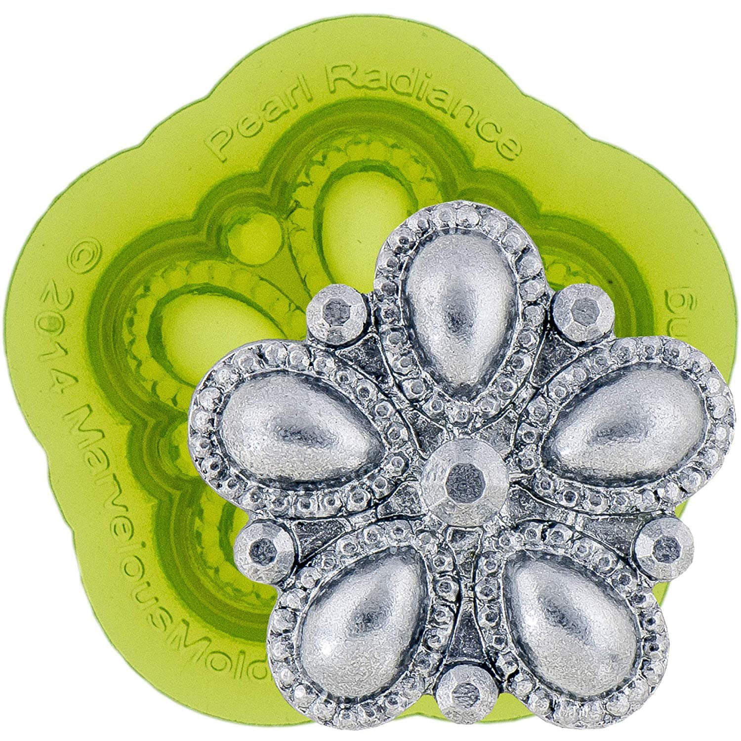 Marvelous Molds Pearl Radiance Silicone Mold for Cake Decorating with Fondant  Gum Paste and More