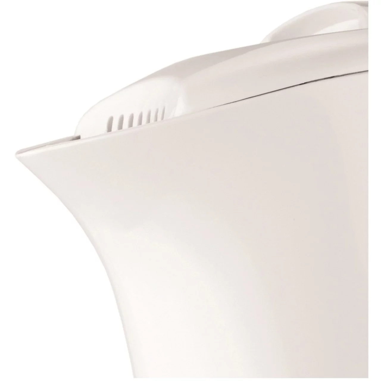 Brentwood [KT-1617] 1.7 Liter Cordless Plastic Tea Kettle in White (kt-1610bk)