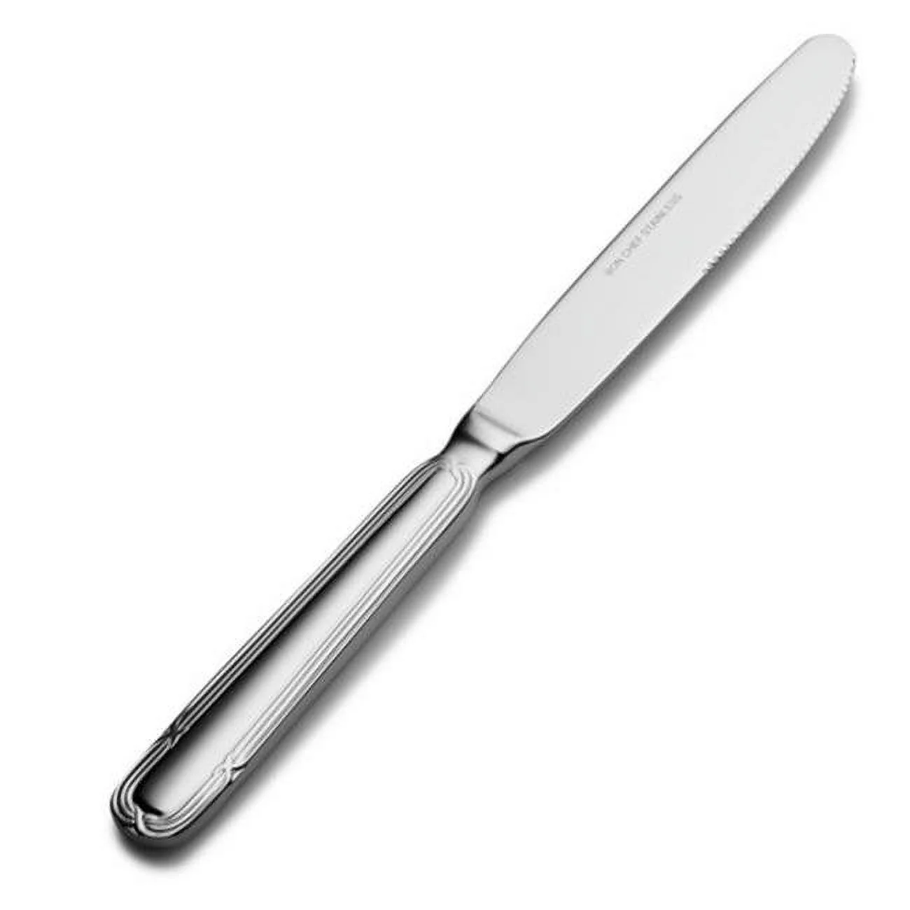 Bon Chef Euro Florence Solid Handle Dinner Knife - Pack of 12
