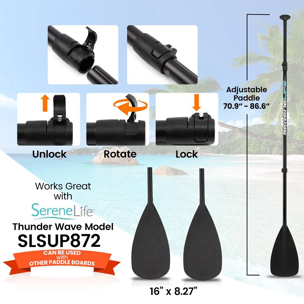 SUP Stand Up Paddle-Board Adjustable Paddle (Used for Model: SLSUPB872)