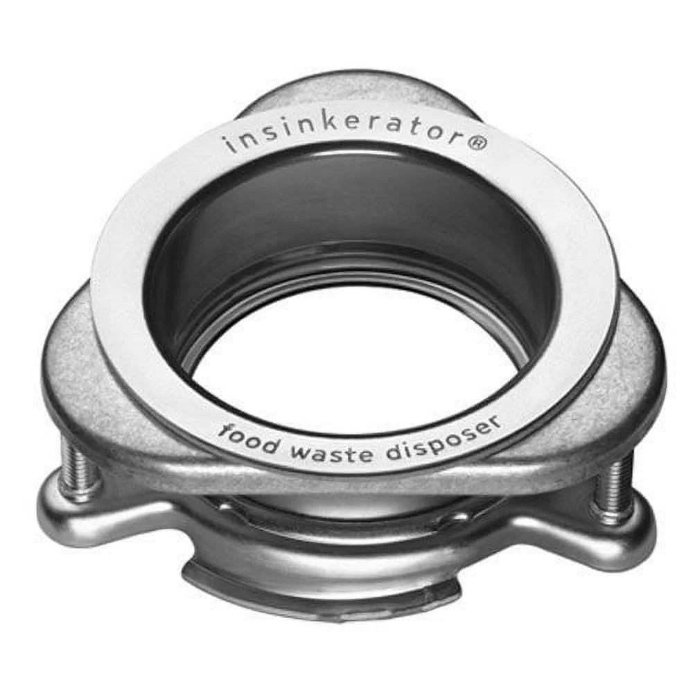 InSinkErator QLM-00 Quick Lock Mounting Flange, Stainless Steel