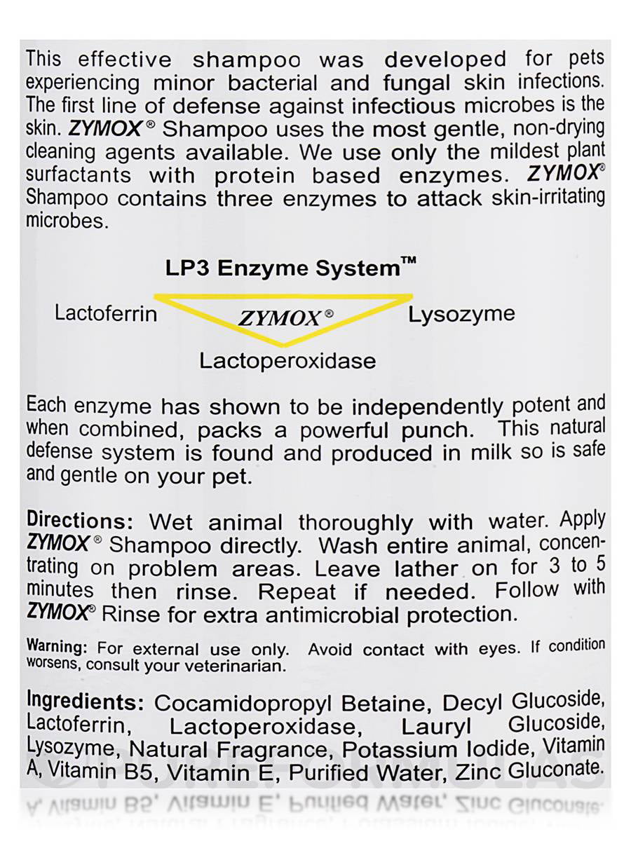 Zymox Enzymatic Shampoo, 12 oz
