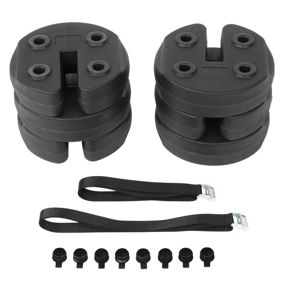 Winado Weight Plates 6 Pcs Tent Shade Canopy Water Fillable Black