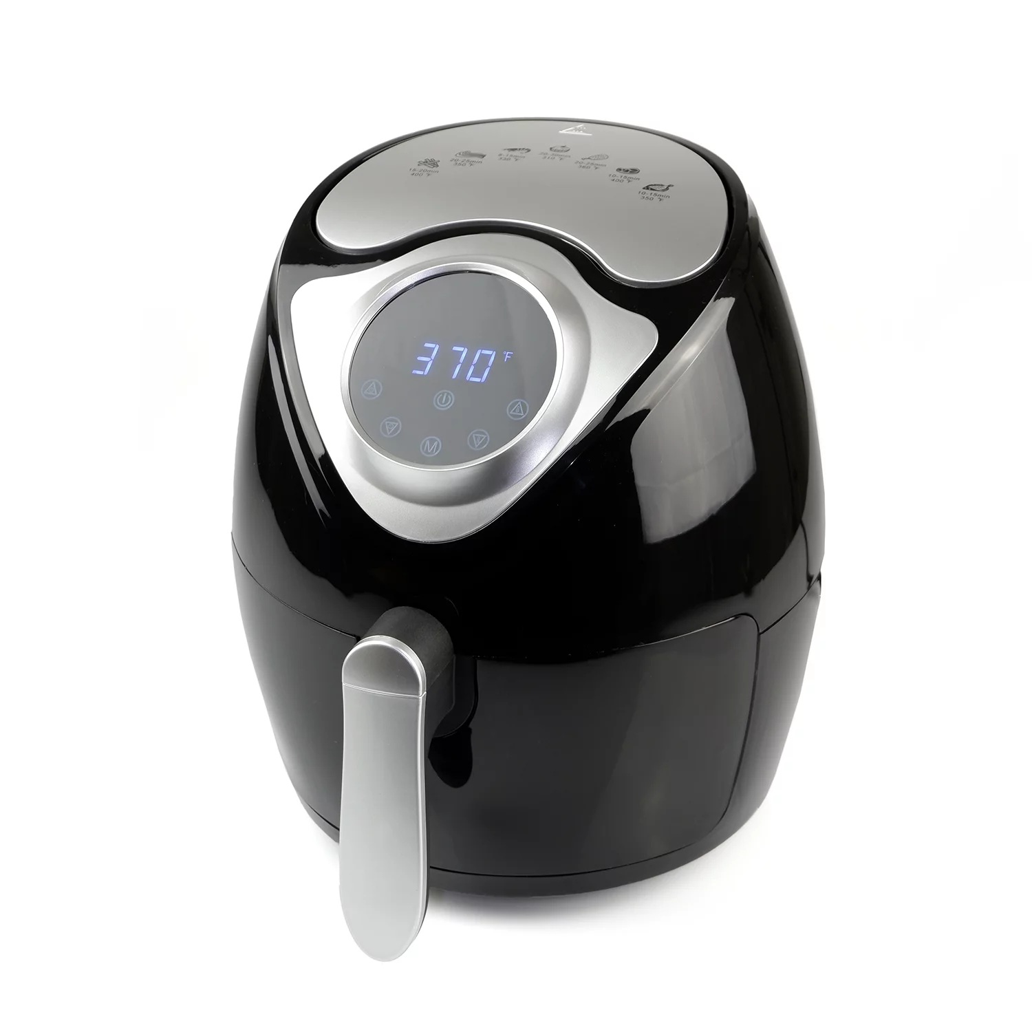 BIGTREE Family Size Air Fryer Touchscreen Oil Free Oven Basket 3 Quart Cooker UL Certified, Black