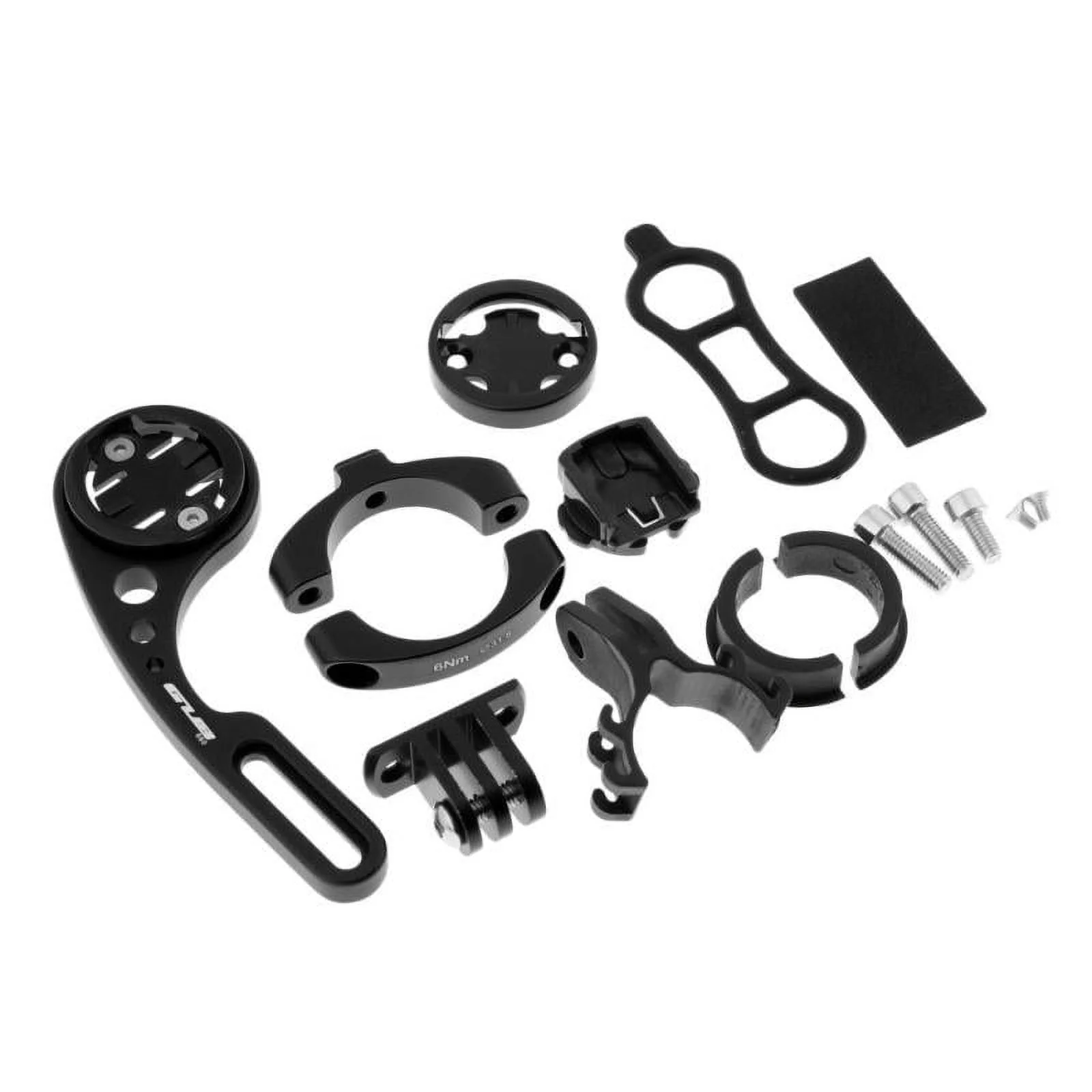 Bike Cycle Computer Holder Handlebar Stem Extension Mount Gear Accessories - Black