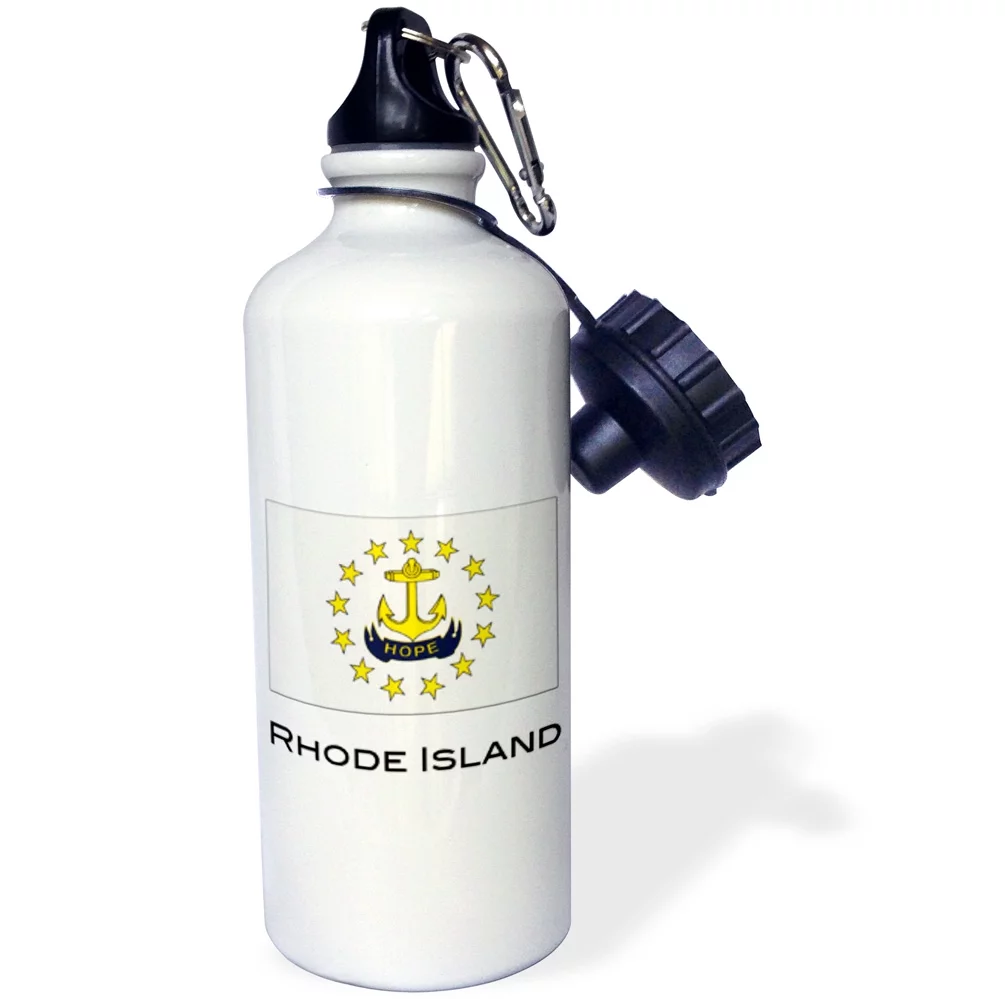 Rhode Island State Flag 21 oz Sports Water Bottle wb-107389-1