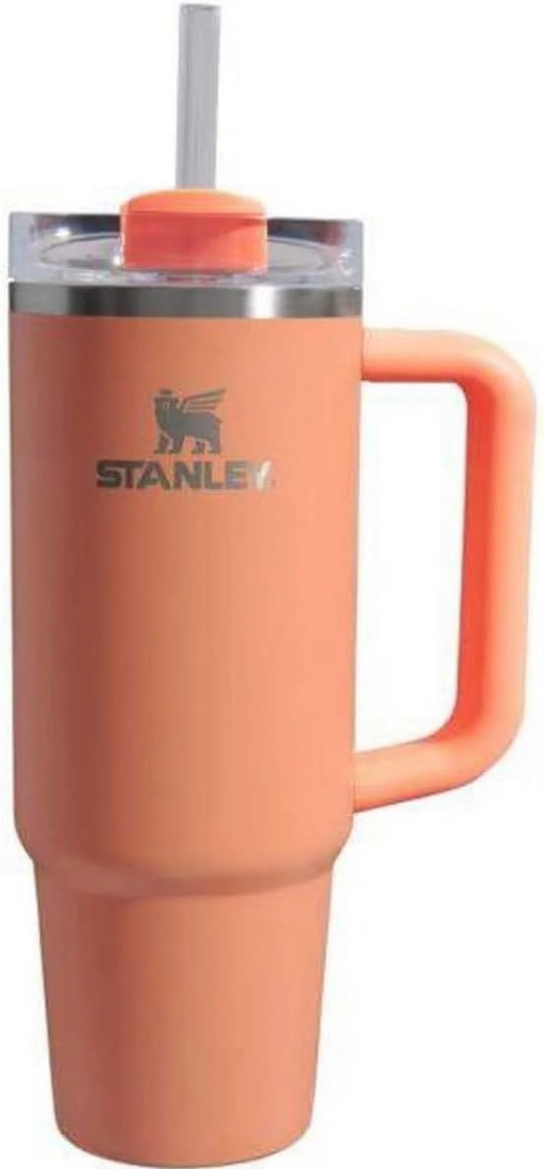 Stanley 30 oz Stainless Steel H2.0 Flowstate Quencher Tumbler (Fusion Coral)