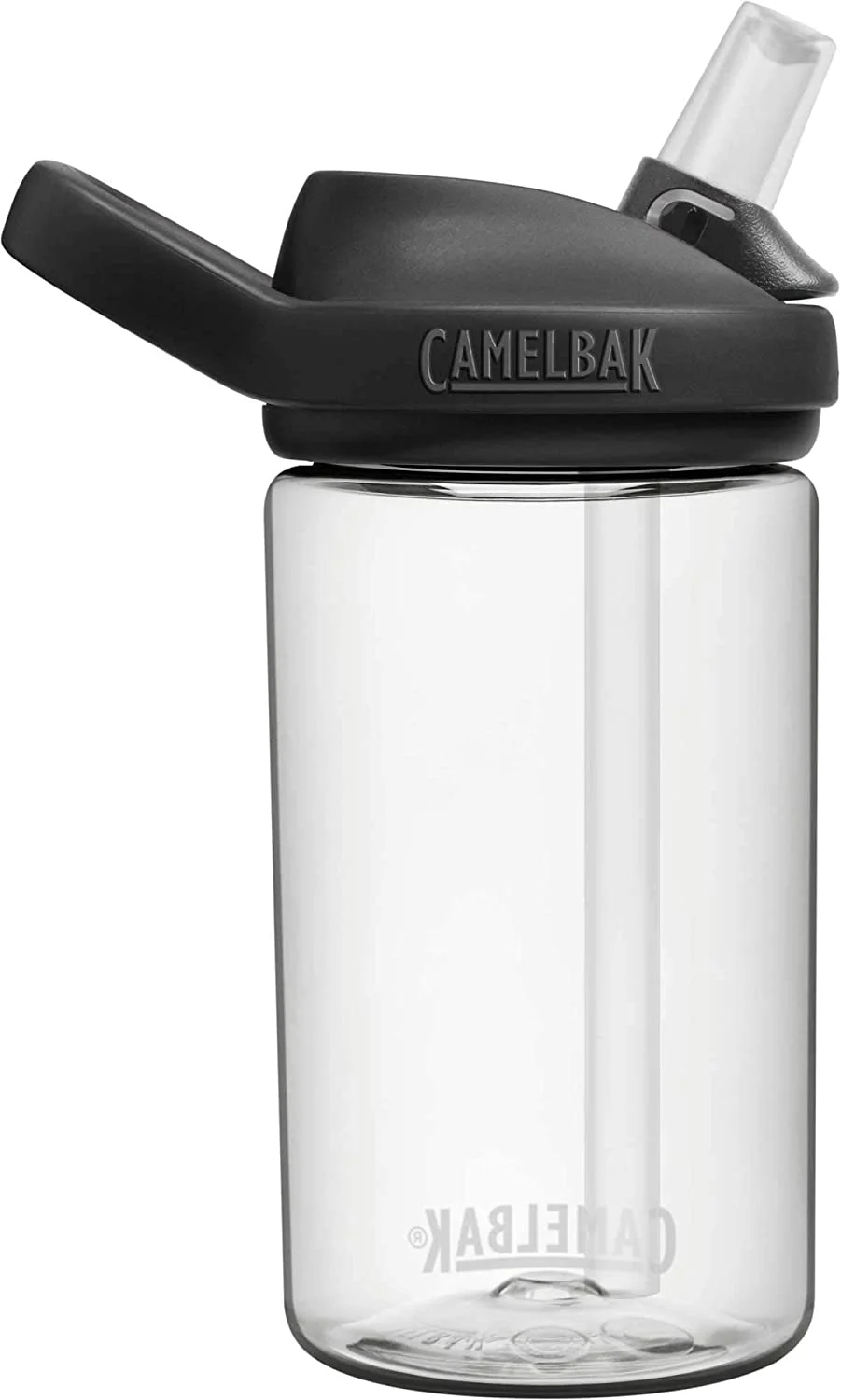 CamelBak Eddy+ Kids BPA-Free Water Bottle with Straw, 14oz, Clear (2282101040)