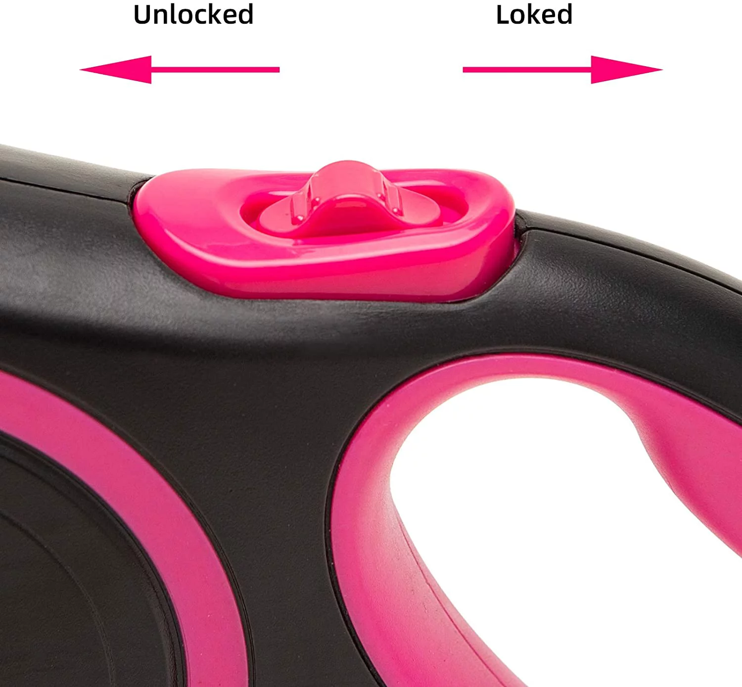 Retractable Dog Leash, 26ft Dog Leash for Small Medium Large Dogs Up to 110lbs with Reflective Dog Collar