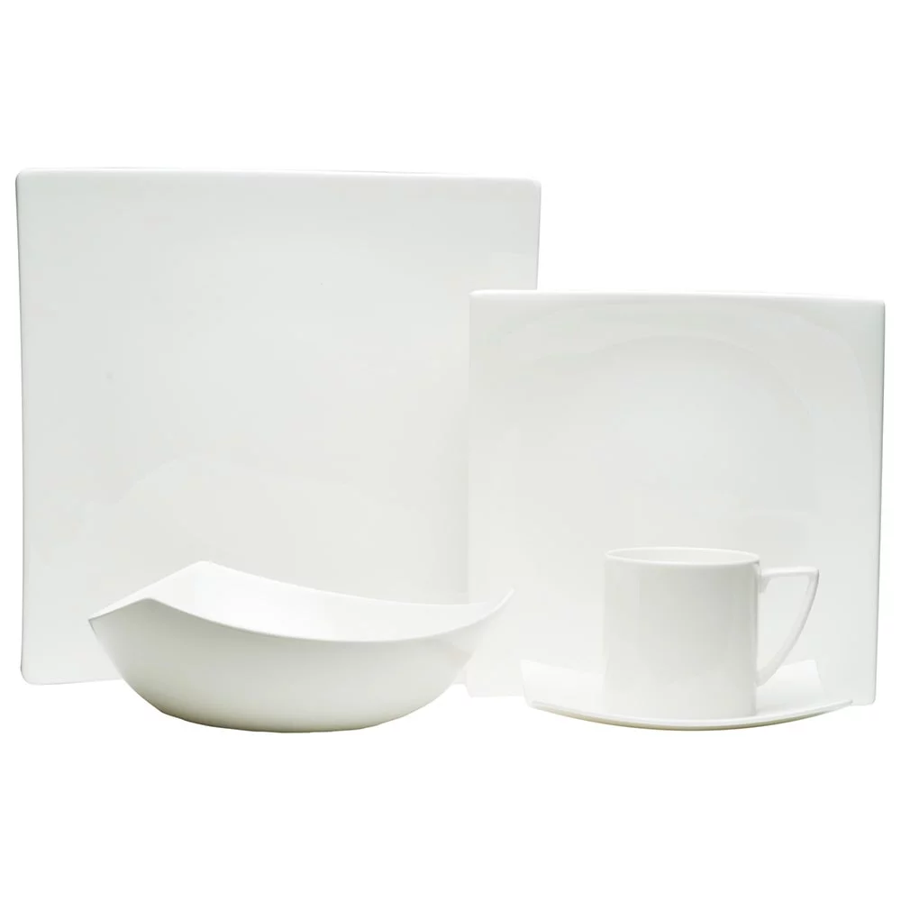 Red Vanilla  Extreme White 5Pc Place Setting