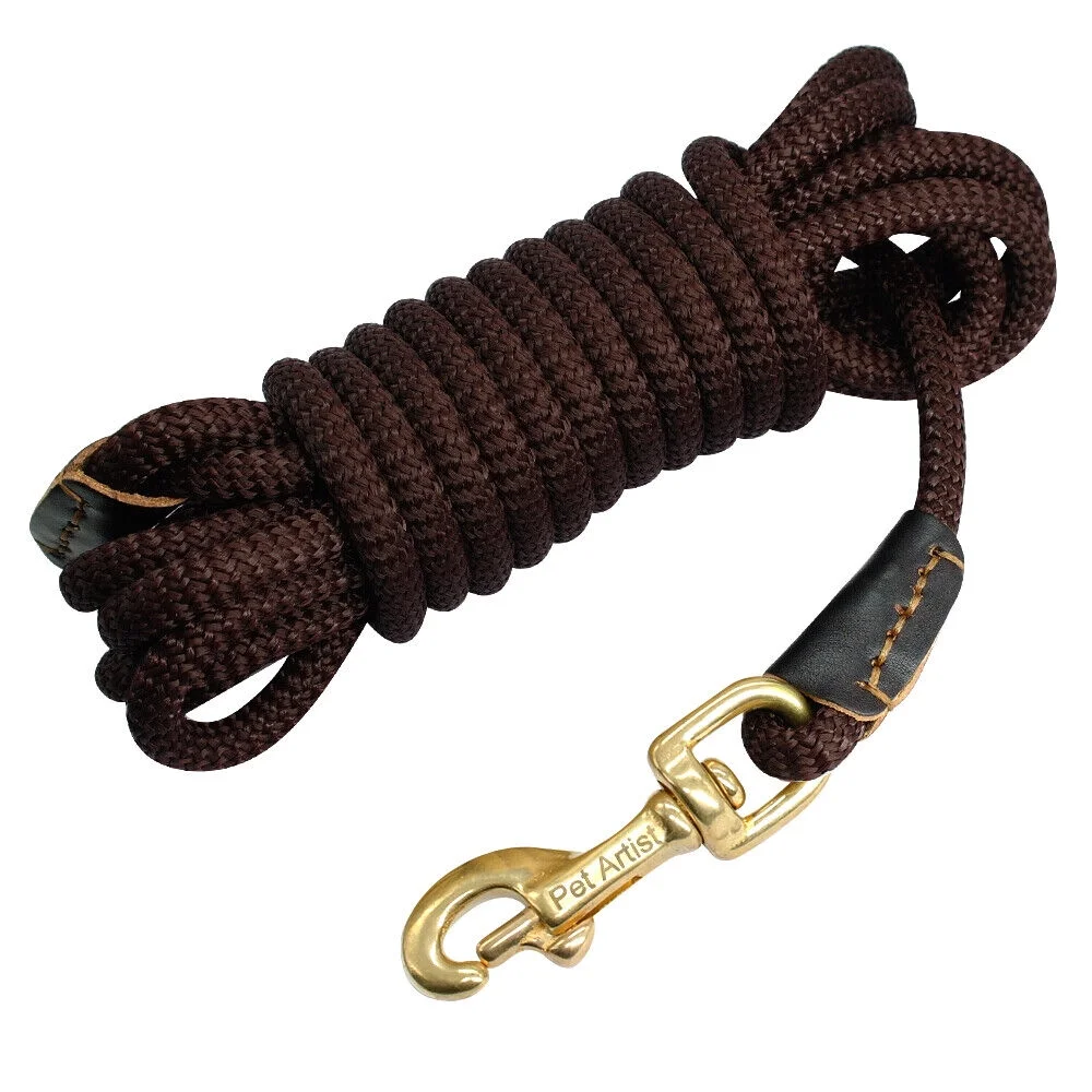 10/16/33/66ft Long Strong Dog Tracking Leash Braided Rope Large Dogs Training