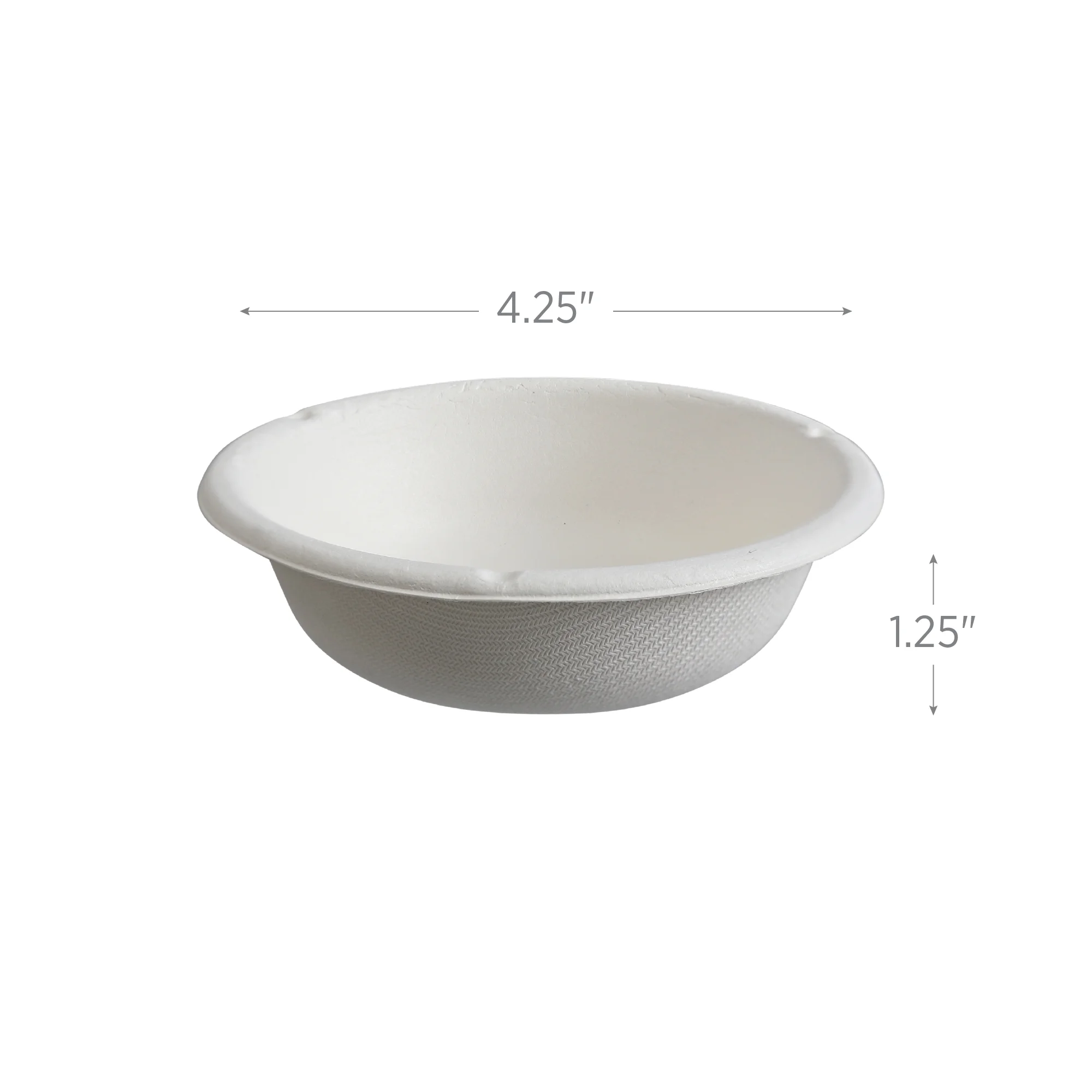 Vanguard Renewable & Compostable Molded Fiber Bowl, 6oz.