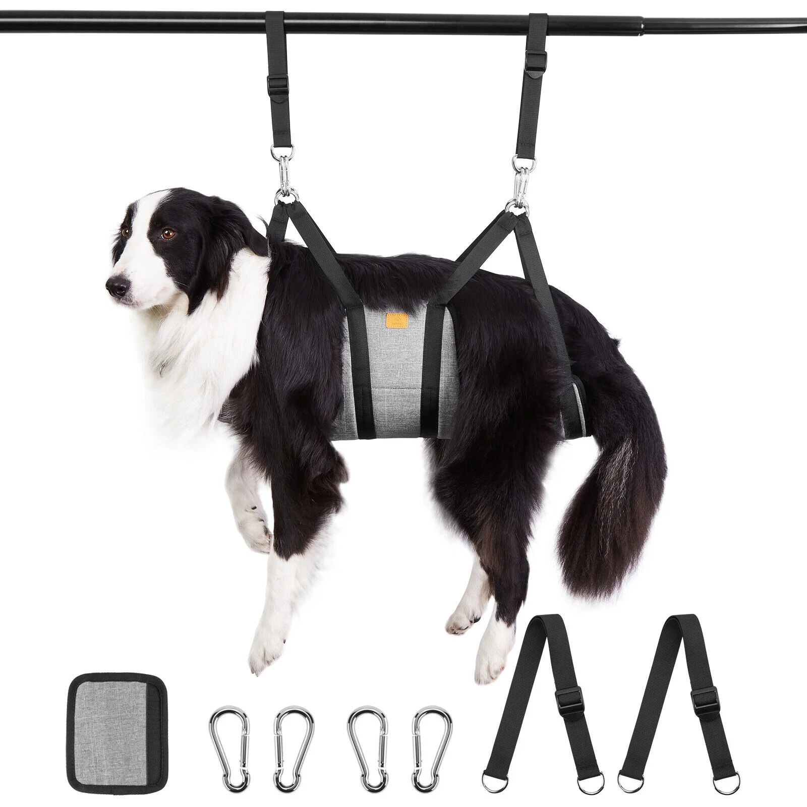 Pet Dog Puppy Hammock Grooming Restraint Harness Sling Bag Hair Nail Trimming SM