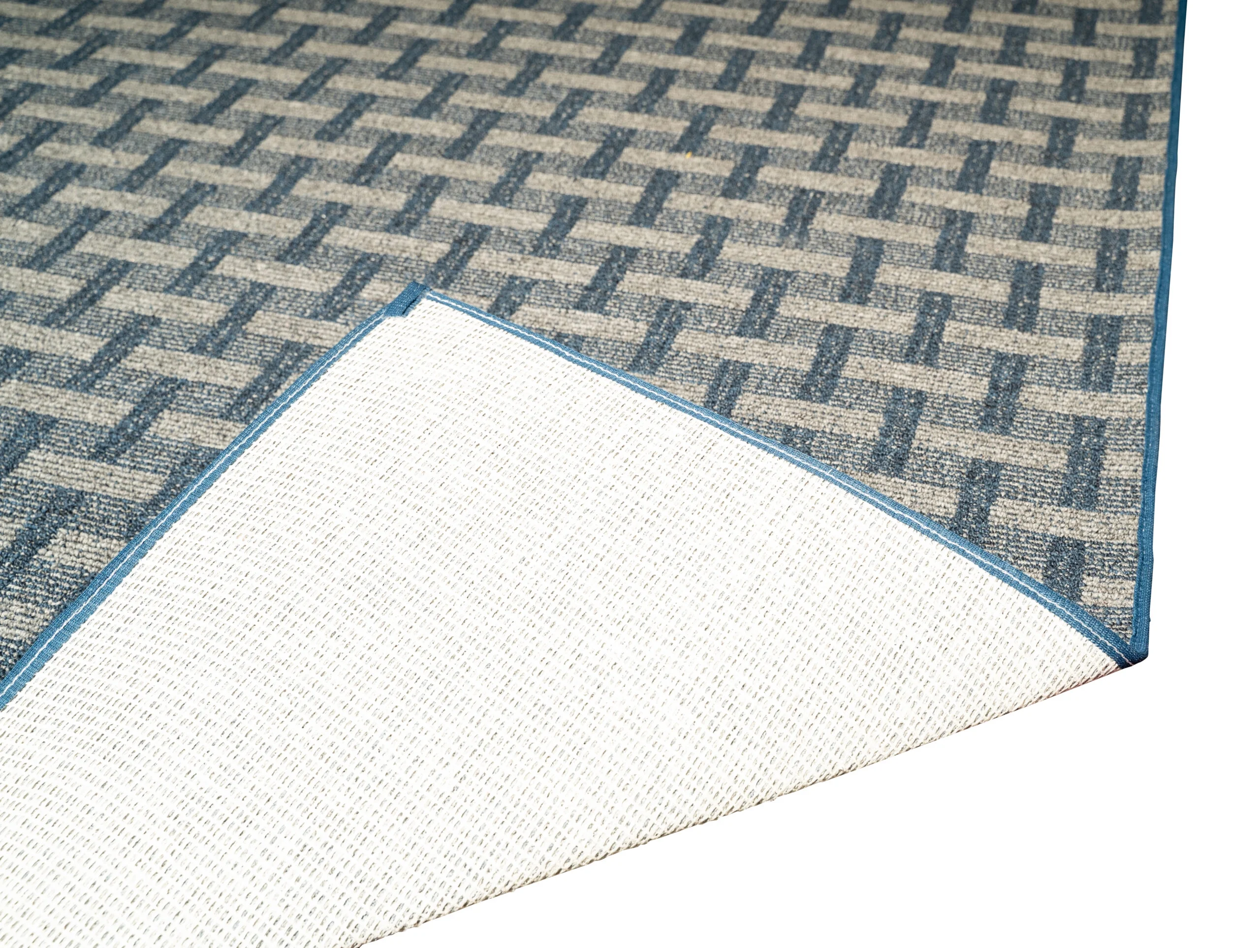 Furnish My Place Union Indoor/Outdoor Commercial Color Rug - Navy, 6' x 8' Oval, Pet and Kids Friendly Rug. Made in USA, Oval, Area Rugs Great for Kids, Pets, Event, Wedding, Home Decor