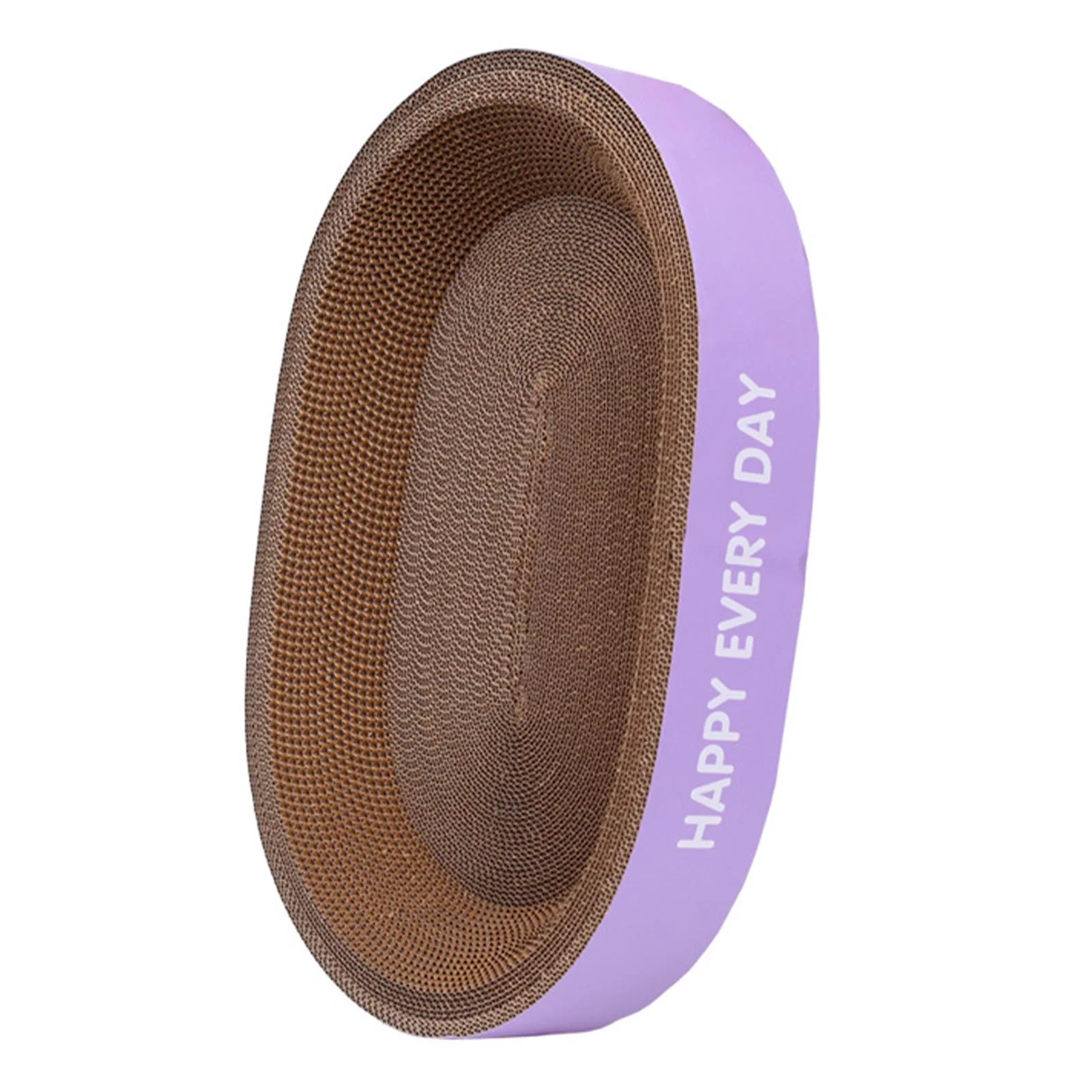 Cat Scratcher Cardboard Lounge Cat Beds Interactive Toy Cat Scratch Pad Bowl