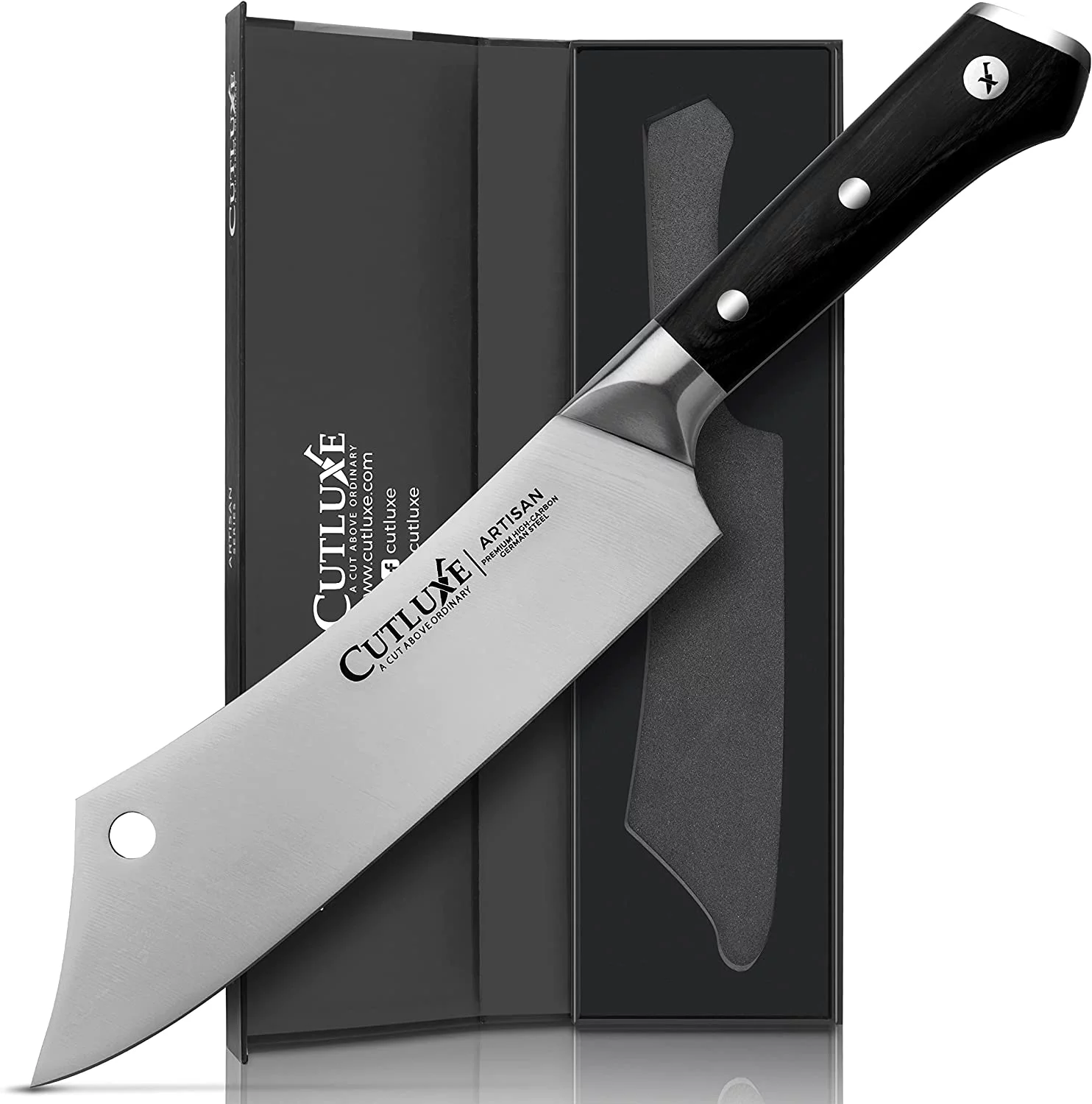 CUTLUXE Chef & Cleaver Hybrid Knife - 8
