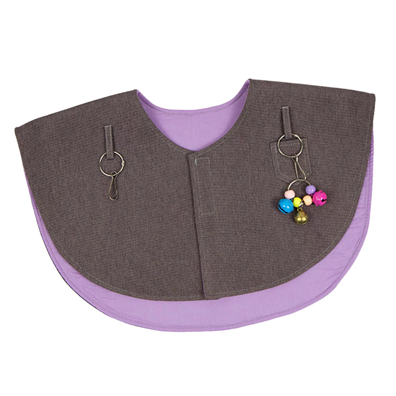 Parrot Scratch Shoulder Protector Arm Guard Hanger Bird Anklet Bird Shawl Bite Washable Pet Pad Diaper for Budgie Macaws Accessories violet