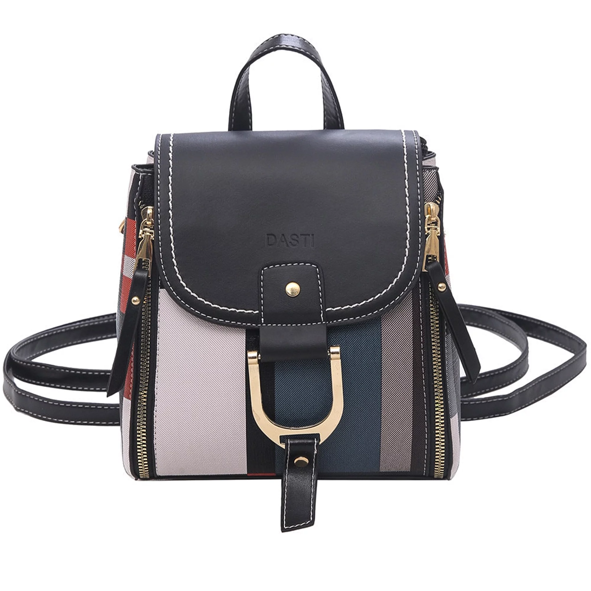 Black Mini Backpack Purse for Convertible Backpack Purse Small Size