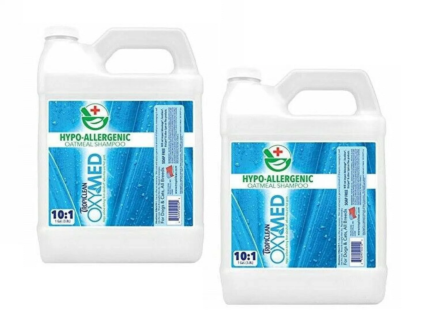 Dog Shampoo Hypoallergenic Soothing Oatmeal Clean Soft Coat Gallon Concentrate