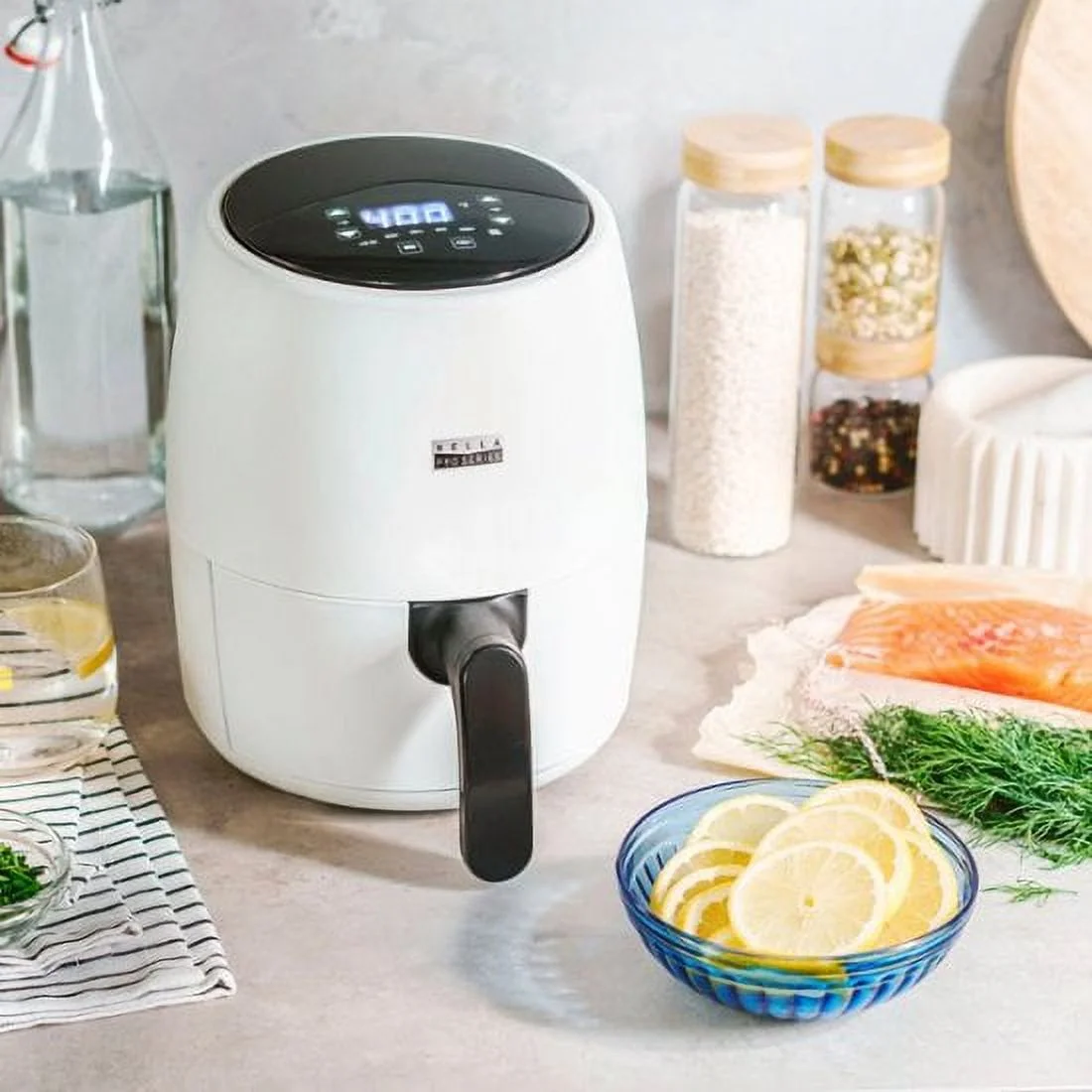 Bella Pro Series - 2-qt. Digital Air Fryer - Matte White