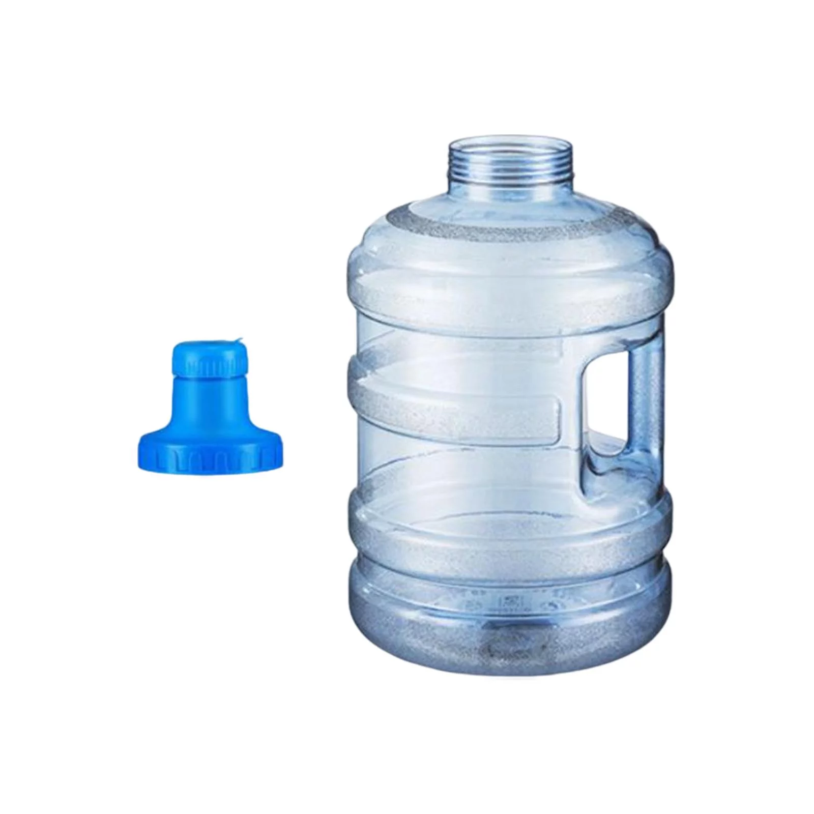 Water Reusable Round Water Bottle with Detachable Cap for Travel or Camping Durable Blue 15L