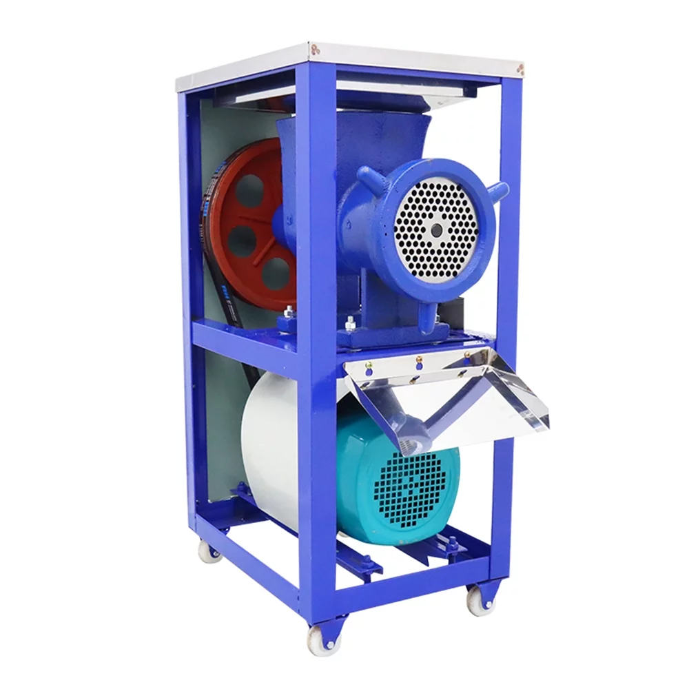 Techtongda Electric Bone Crusher Feed Processer Stainless Steel Meat Grinder 220V 3KW