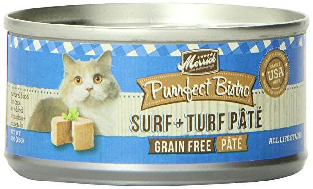 Purrfect Bistro Suf & Turf Pate Can - 3.2 Oz (Pack of 1)