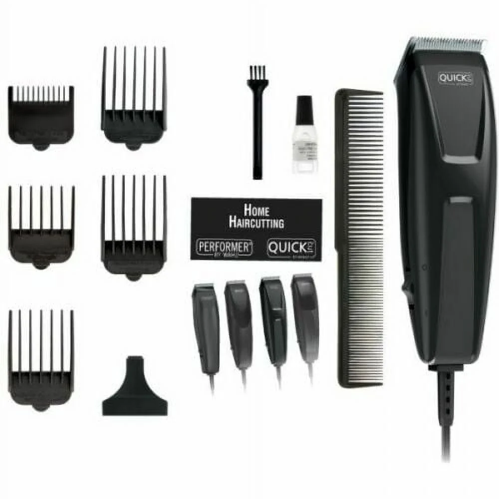Wahl 9314-300 Quick Cut 10 Piece Hair Cutting Kit Trimmer Clipper