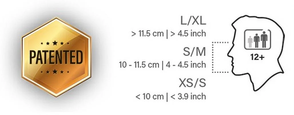 LIBERA FULL FACE MASK L/XL S/KL AQUA/ORANGE