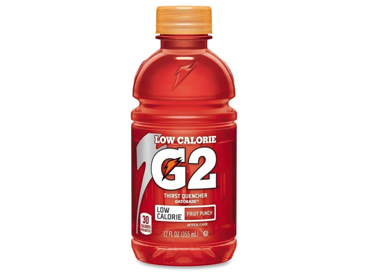 Gatorade G2 Thirst Quencher Lower Sugar Sports Drink, Fruit Punch, 12 oz, 12 Count Bottles