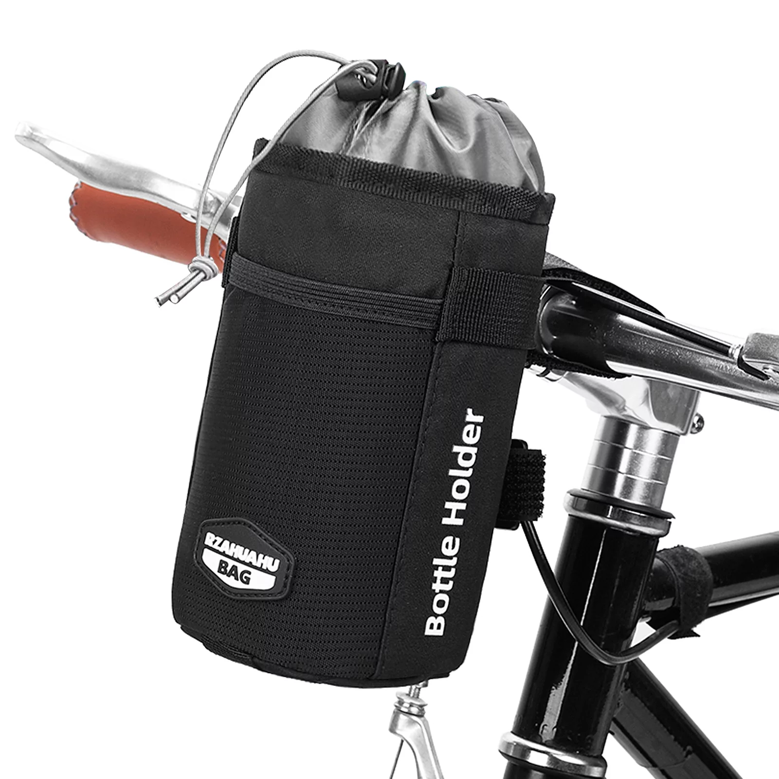 Bike Water Bottle Holder Bag Insulated Bicycle Handlebar Drink/Beverage Storage Cooler Bag Pannie