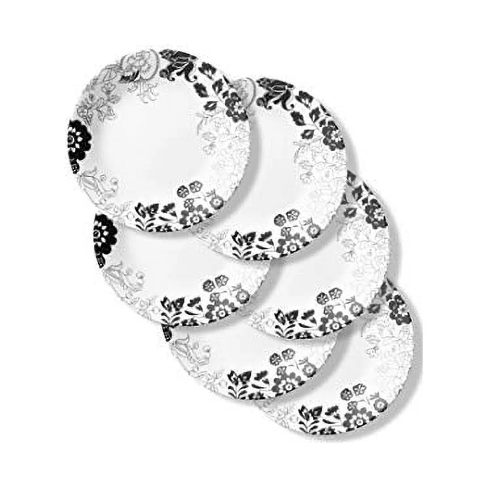 Corelle Chip Resistant Appetizer Plates, 6-Piece, Uptown Garden