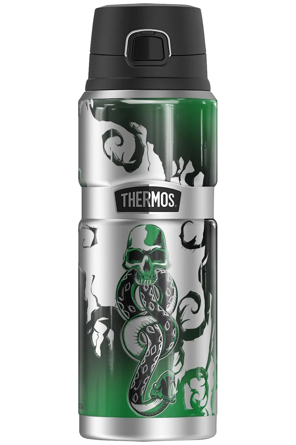 Harry Potter Death Eater Mark THERMOS STAINLESS KING Stainless Steel Drink Bottle, Vacuum insulated & Double Wall, 24oz
