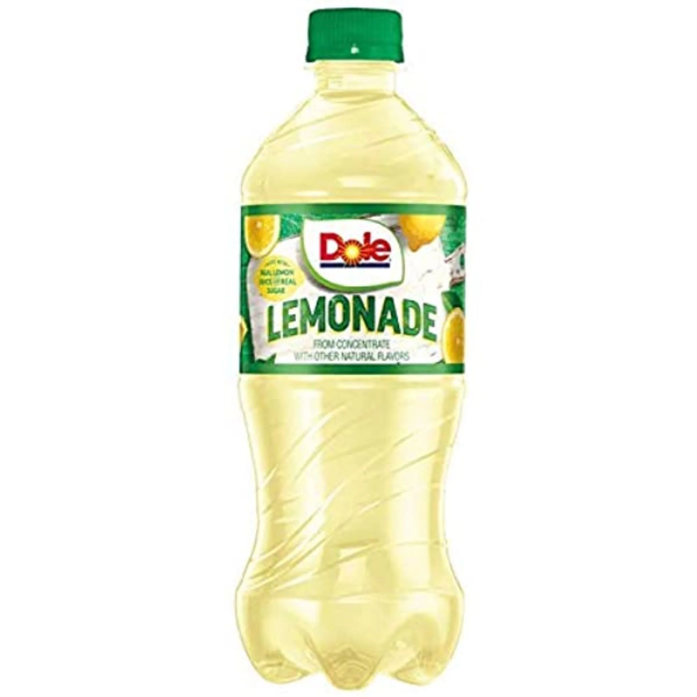 Dole Lemonade Juice Drink 20oz Bottles, Quantity of 12