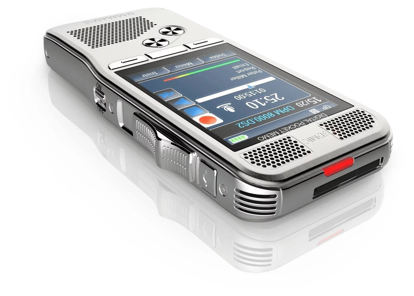 Philips DPM-8000 Professional Digital Pocket Memo with Cradle and Speechexec Pro Software