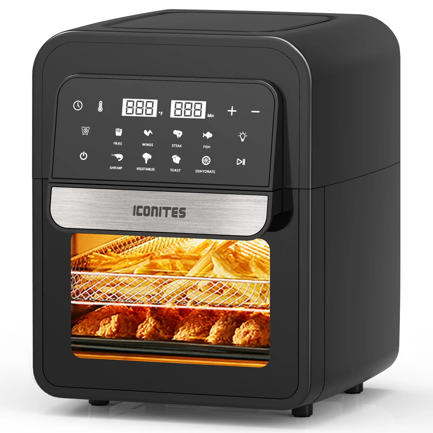 8-in-1 6.5 Quart Air Fryer Oven with Digital Touch-Screen, Air Fryers Toaster Oven Combo, ETL Certified