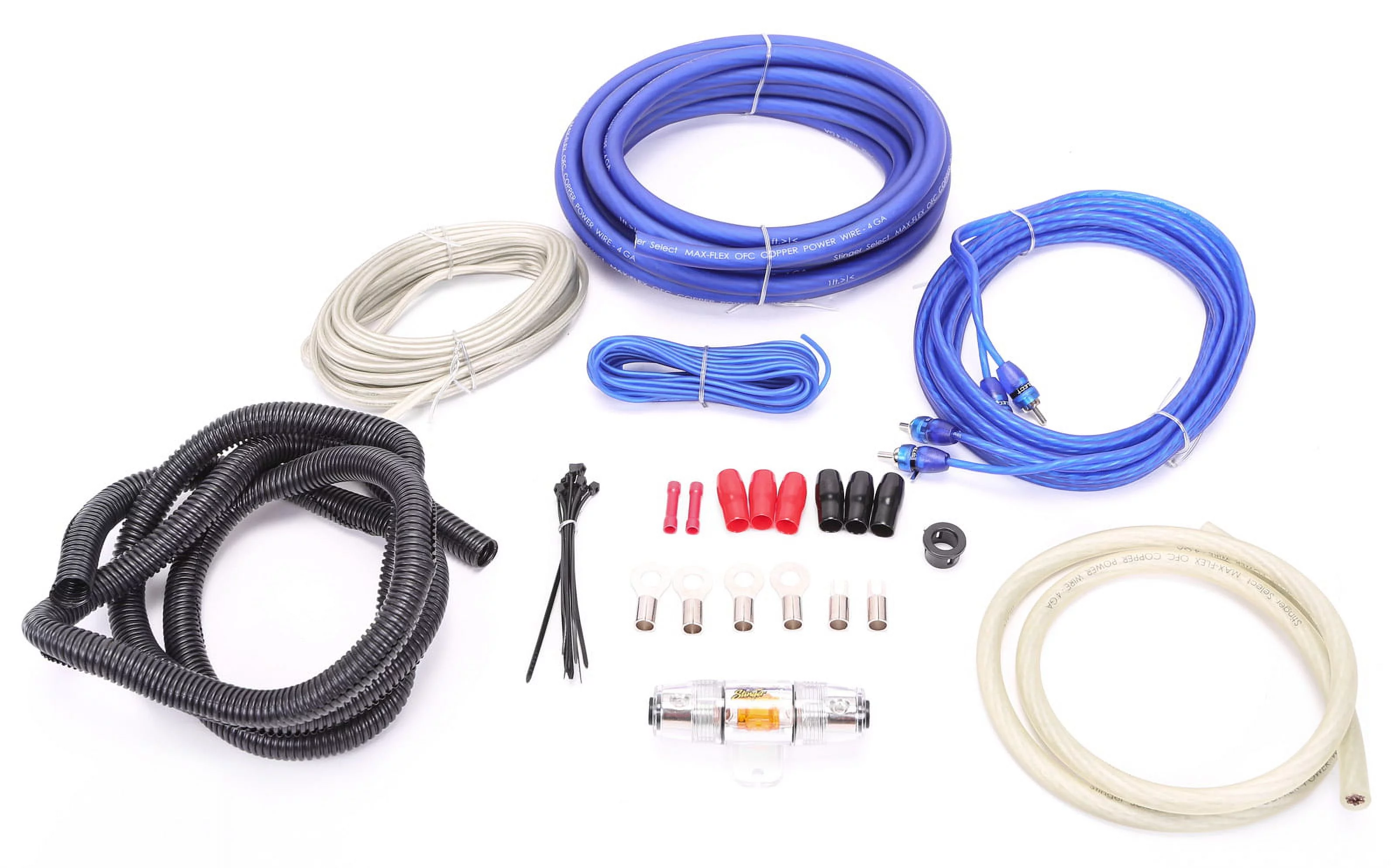 AudioControl LC-1.800 High-Power Mono Subwoofer Amplifier with Accubass, ACR-1 Dash Remote, And Wiring Kit