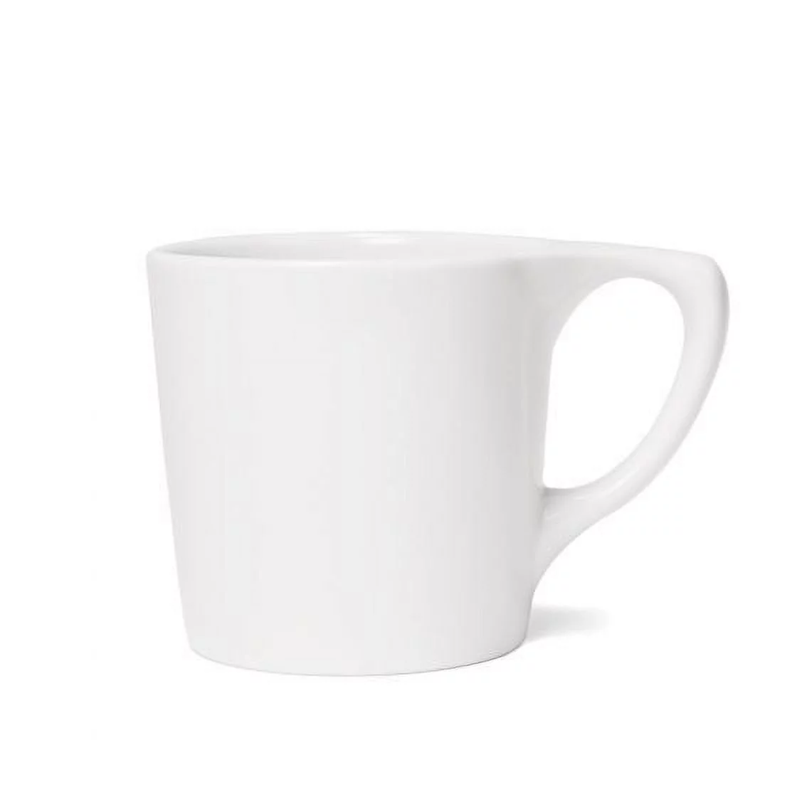 notNeutral LINO 12 oz Porcelain Coffee Cup | for Specialty Coffee Drinks, Latte, Cappuccino, Mocha and Tea | for Personal, Restaurant, Commercial Use | Single Mug (White)