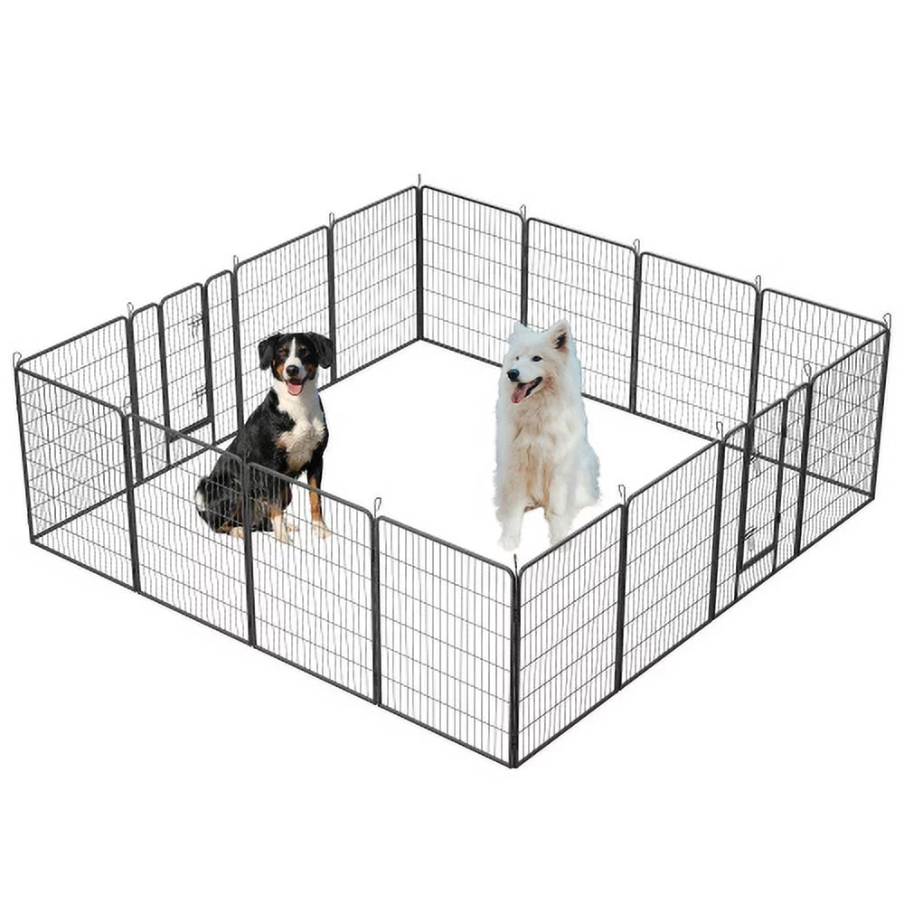 KEHOMY Dog Playpen Outdoor, 16 Panels Dog Pen 40