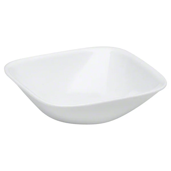 Corelle Square Pure White 10 Ounce Soup/Cereal Bowl (Set of 4)