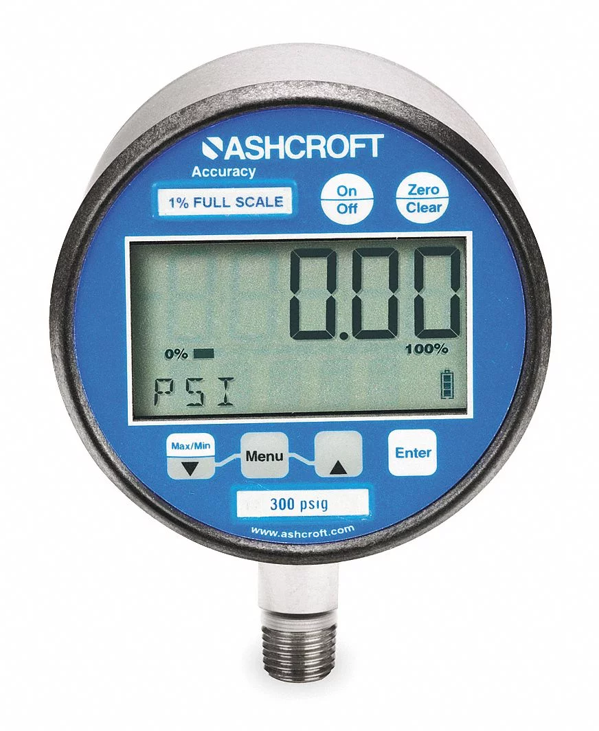 Ashcroft Gauge,Pressure,Digital  302074SD02L600BL