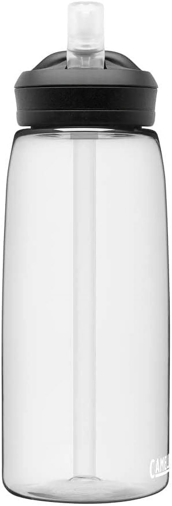 CamelBak eddy+ Water Bottle with Tritan Renew – Straw Top 32oz, Clear