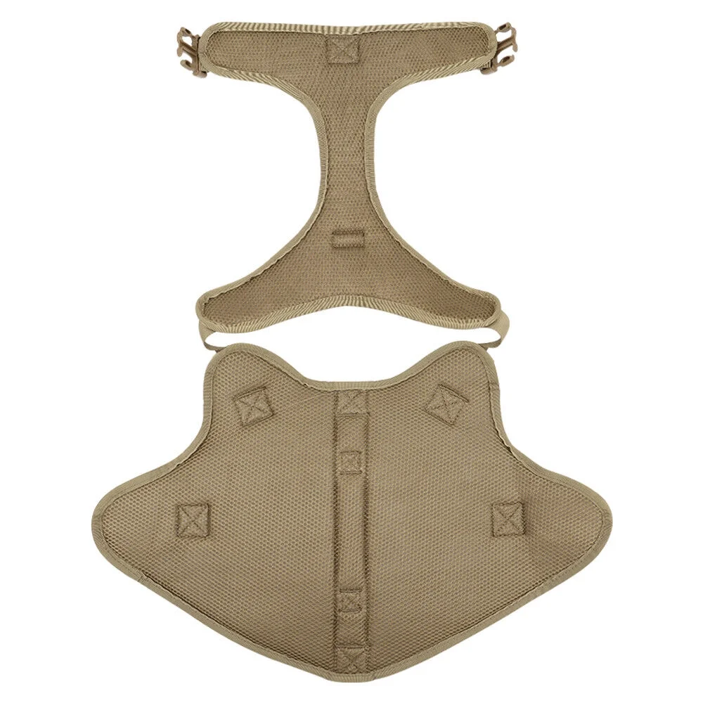 Tactical Dog Harness Collar and Leash Set Military Pet Training Vest with Handle