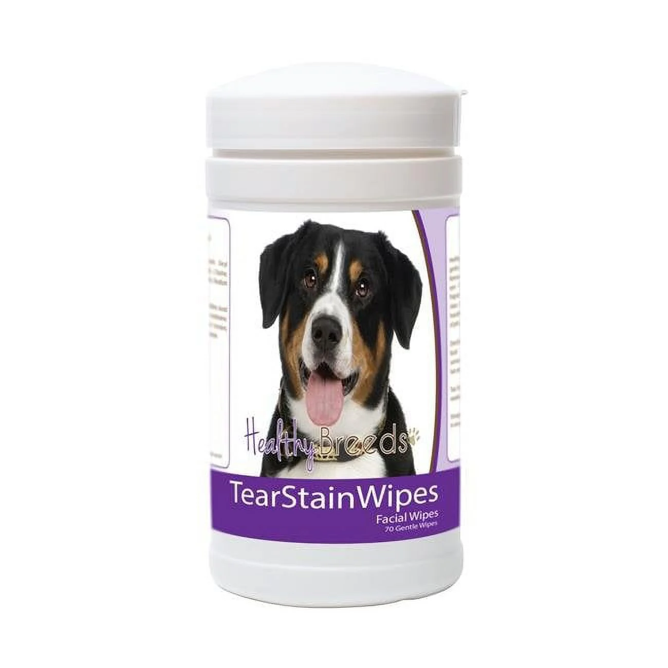 Healthy Breeds  Entlebucher Mountain Dog Tear Stain Wipes - 70 Count