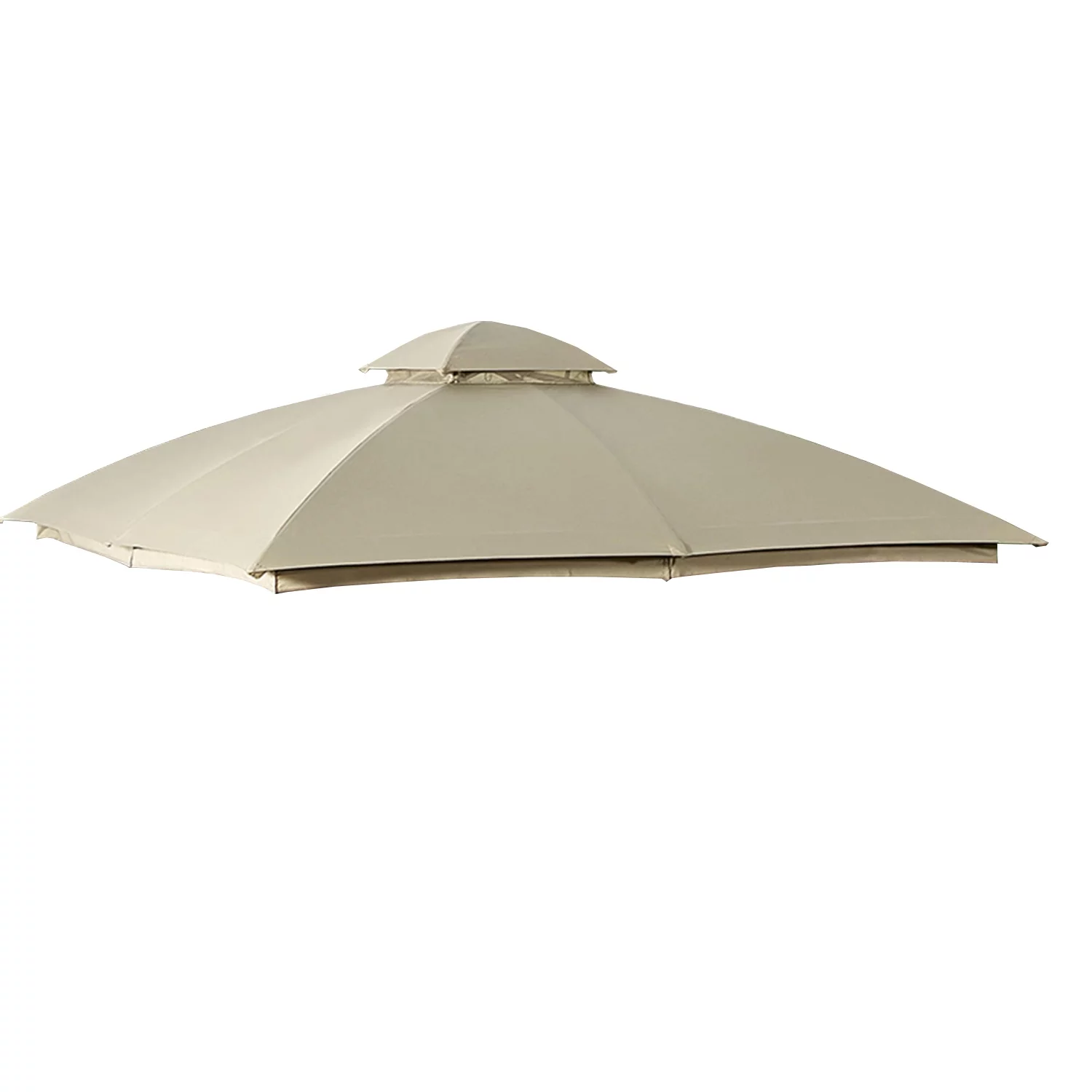 Garden Winds Replacement Canopy Top and Side Mosquito Netting Set for 10x10 Wicker Gazebo - Riplock 350